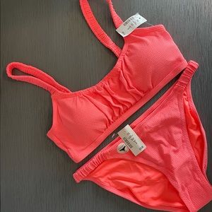 Brand new Fluorescent pink bathing suit!